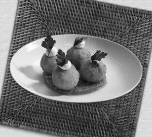 Cheesy italian arancine ball's (6pcs)