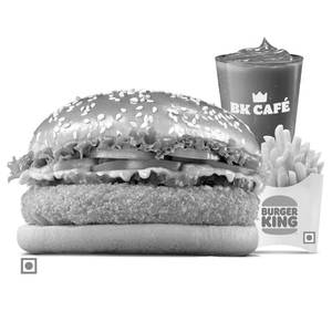 Original Whopper Veg + Med Fries + Chocolate Thick Shake