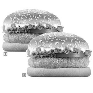 2 BK Veggie Burgers,