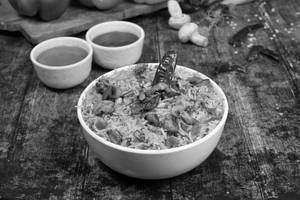 Schezwan Mushroom Fried Rice