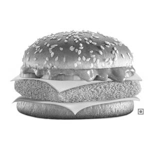 Veg Makhani Burst Double Cheese Burger.