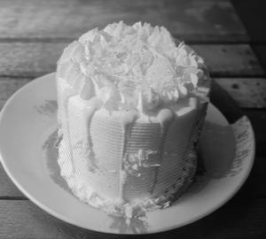 White forest cake