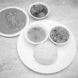 Prawn Malai Curry Meal