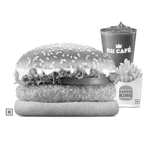 BK Veggie + Med Fries + Chocolate Thick Shake