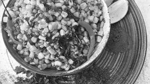 Steamed corn