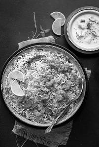 Fry Piece Prawns Biryani