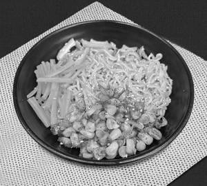 Chilli Oil Maggie With Fried Corn