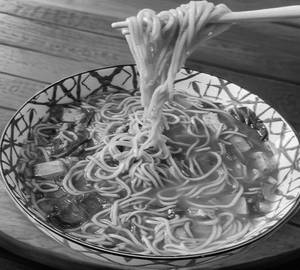 Veg noodles soup