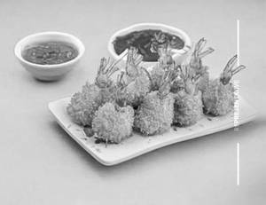 Golden Fried Prawns