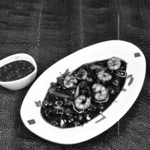 Prawns in Black Bean Sauce