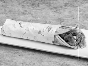 Chicken Chilli Roll Served with Tomato Ketchup