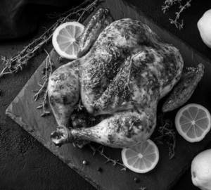 Grilled chicken half