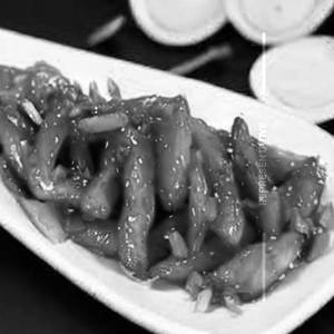 Honey chilli potato