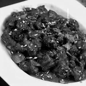 Shredded Lamb in Hot Garlic Sauce