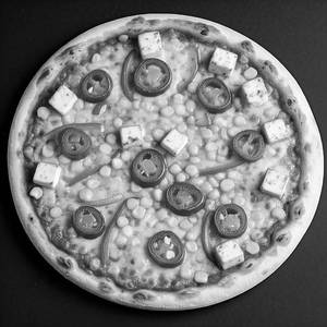 Pepper Paneer Corn Pizza
