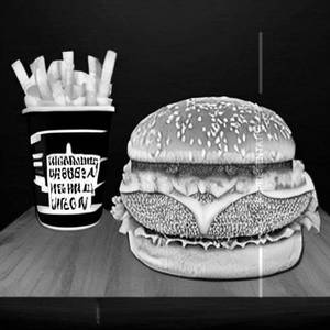 Chicken Double Cheese Burger 