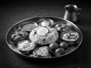 Egg Biryani Thali