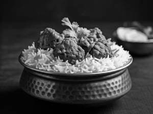 Mutton Meatball Biryani
