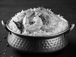 Jumbo Prawn Dum Biryani