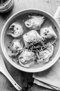 Chicken wanton soup