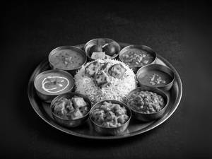 Paneer Biryani Thali