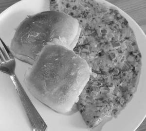 Double Omelette Pav