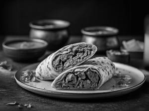 Mutton Tikka Kathi Roll