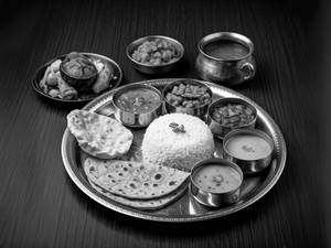 Soyabean Masala Thali