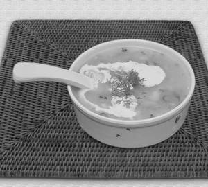 Sweet corn veg soup