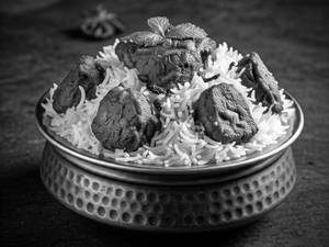 Mutton Seekh Kebab Biryani