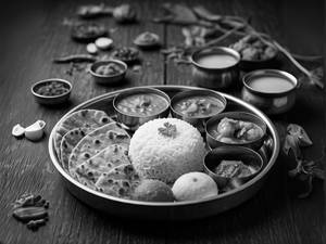 Prawns Curry Thali