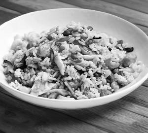 Chicken mushroom fried rice