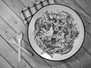 Veg Tettrazini ( Spaghetti)