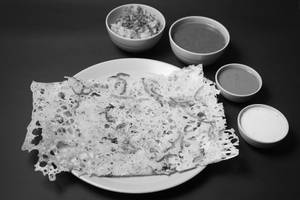 Capsicum Rava Masala Dosa