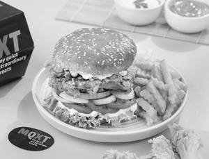 Crispy Fries Chicken Burger