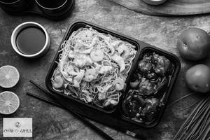 Mix Noodles + Chilli Chicken (4pcs)