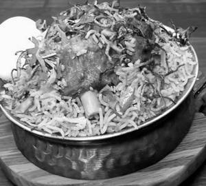 Mutton handi biryani