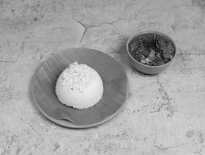 Puttu + Beef Curry