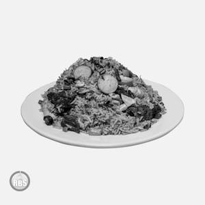 Mushroom Schezwan Fried Rice