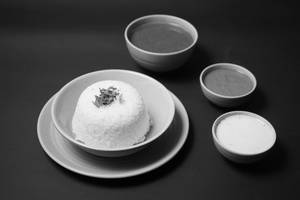Sambar With Steamed Rice