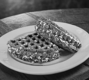 Almond Brownie Waffle