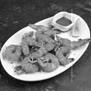 Golden Fried Prawns 