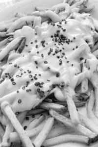 Cheese overload fries
