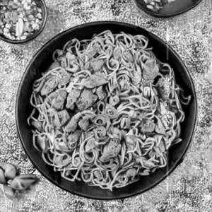 Chicken Chilli-Garlic Butter Noodle