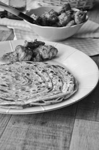 Pudhina Paratha