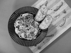 Chicken Spaghetti Agle-olio
