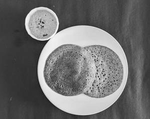 Set Dosa + [Sambar & Chutney]