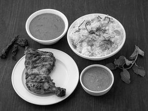 Ghee Rice With BBQ Combo