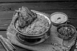 Tandoori Chicken Biryani Spicy