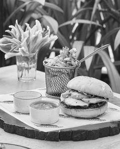 Porcini Grilled Chicken Burger